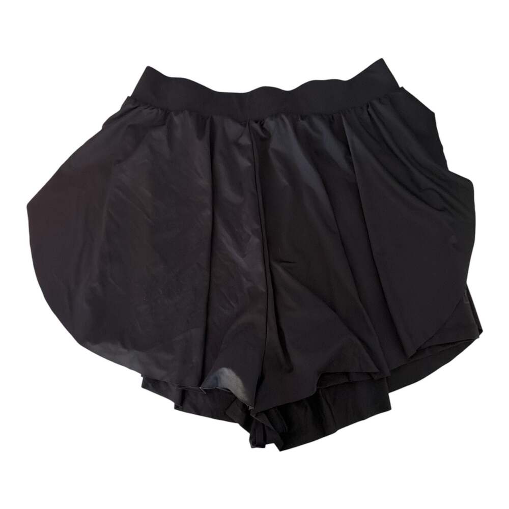 Buffbunny Collection Black 2-in-1 Flowy Athletic Shorts Women’s Medium